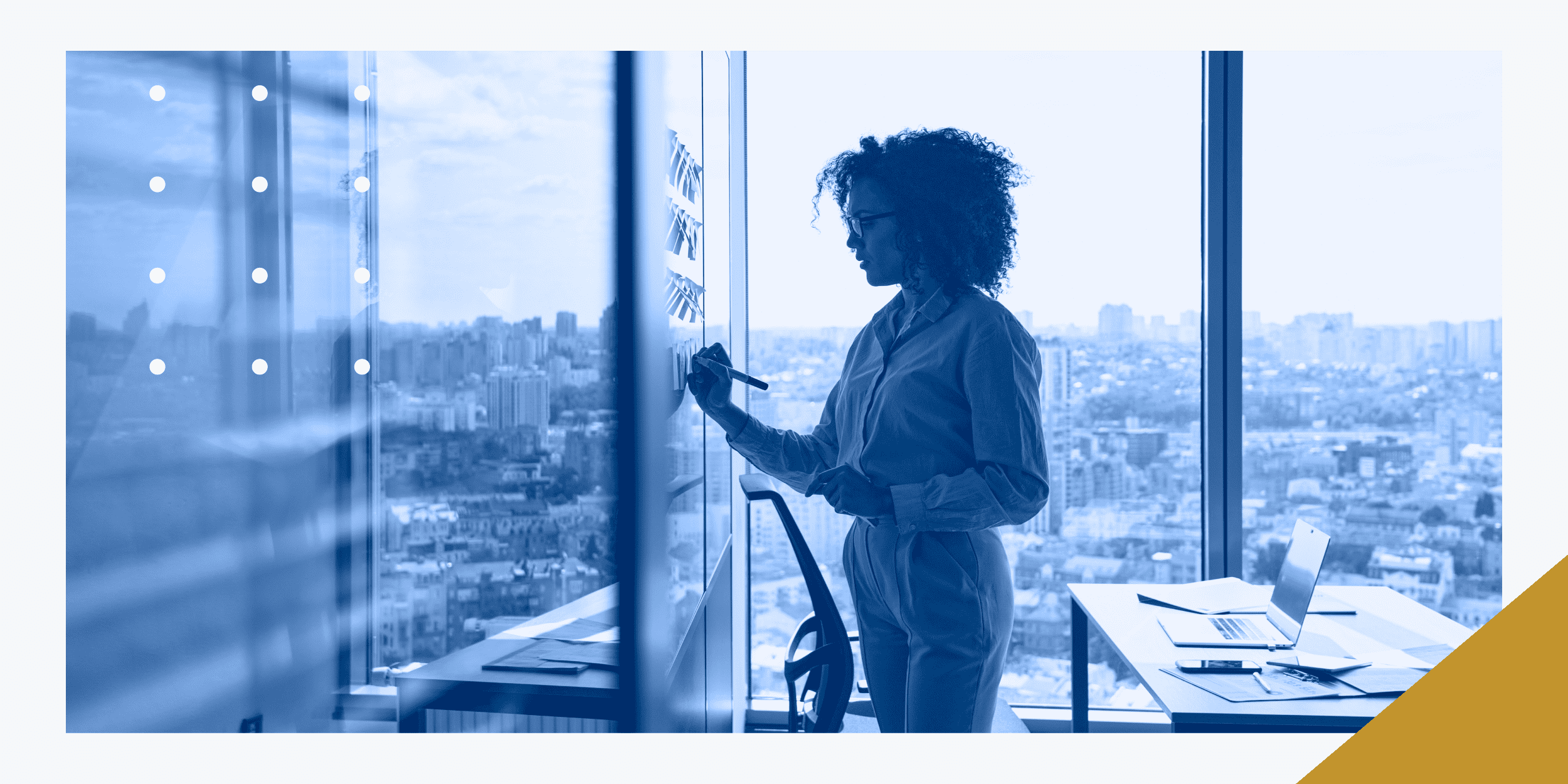 Woman working on her business plan with Rankin McKenzie