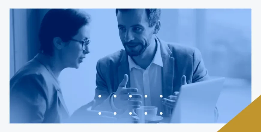 CFO and client in discussion